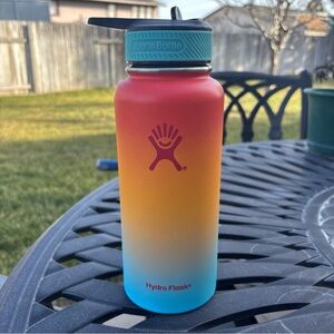 HAWAIIAN RAINBOW 32oz Ombre Hydro Flask HAWAII SHAVE ICE Limited Edition